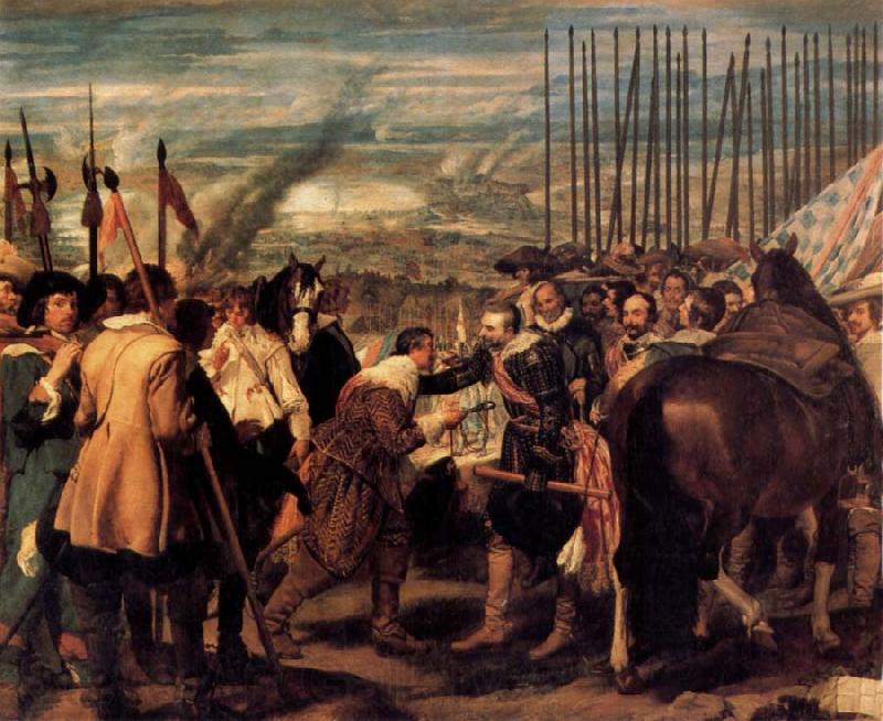 Diego Velazquez Die Ubergabe von Breda.Gesamtbild Spain oil painting art